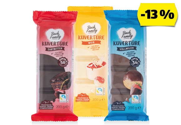 BACK FAMILY Mártócsokoládé, 200 g/darab