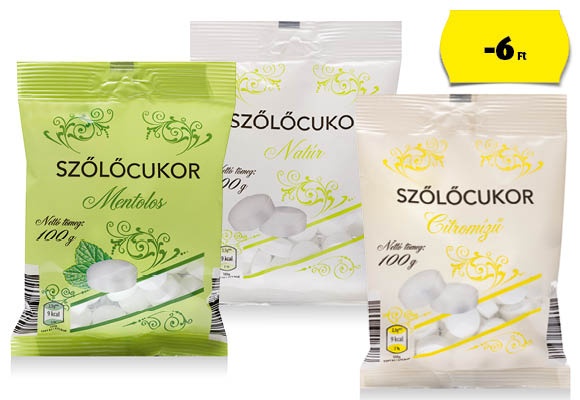 Szőlőcukor, 100 g/csomag