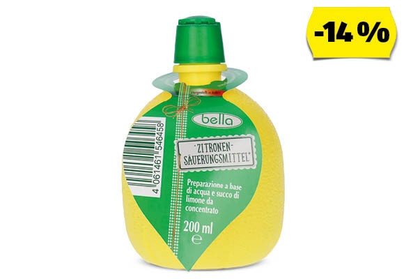 BELLA Citromléből készült ízesítő, 200 ml/palack