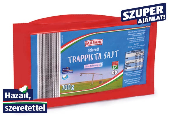 MILSANI Trappista sajt, 700 g/darab