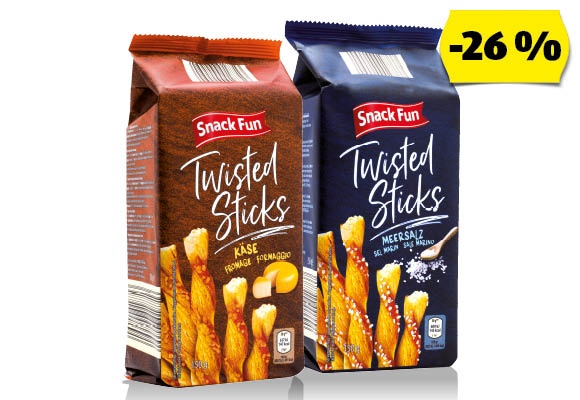 SNACK FUN Vajas rúd, 150 g/csomag