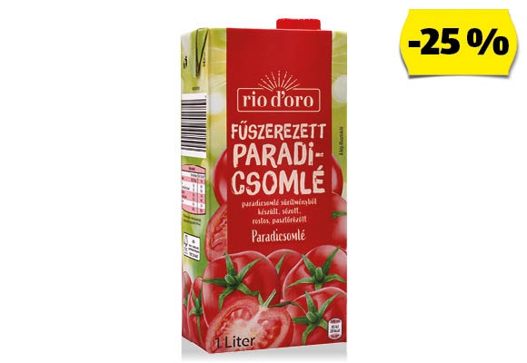 RIO D’ORO Paradicsomlé, 1 l/doboz