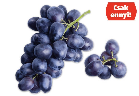 Mag nélküli piros vagy kék szőlő, 500 g/csomag