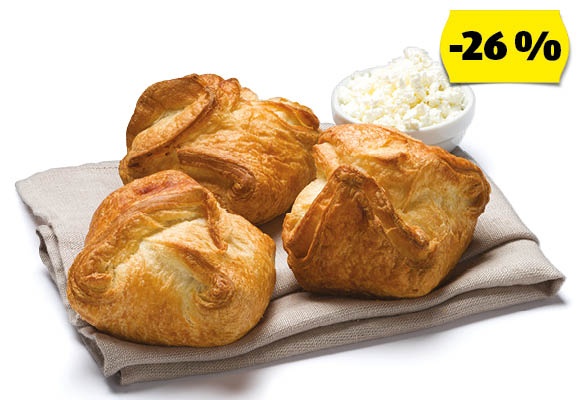 AZON MELEGÉBEN Túrós táska, 95 g/darab