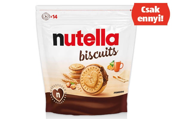 FERRERO Nutella Biscuits, 193 g/csomag