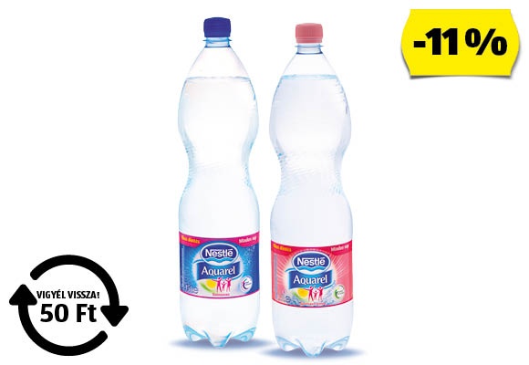 NESTLÉ Természetes ásványvíz, 1,5 l/palack 