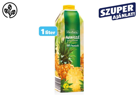 RIO D’ORO Ananászlé, 1 l/doboz