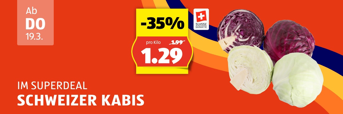 SuperDeal ab Donnerstag 19.3.