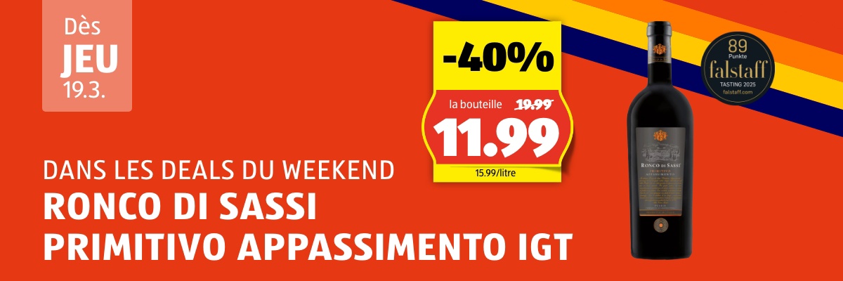 WeekendDeal dès jeudi, 19.3.