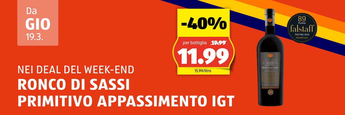 Weekend Deal da giovedì, 19.3.