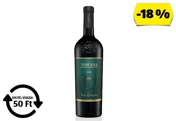SAN ZENONE Rosso Toscana, 0,75 l/üveg
