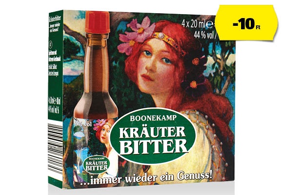 BOONEKAMP Gyomorkeserű, 4 x 20 ml/doboz