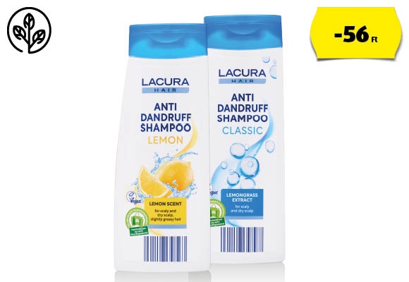 LACURA Sampon korpásodás ellen, 300 ml/flakon