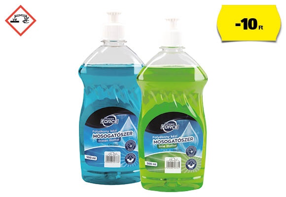 POWER FORCE Mosogatószer, 500 ml/flakon