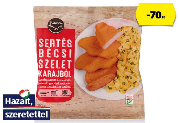 PRIMANA Bécsi szelet, 750 g/csomag