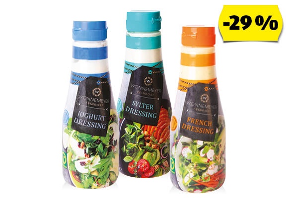 WONNEMEYER Salátaöntet, 250 ml/flakon