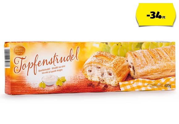 FINEST BAKERY Rétes, 600 g vagy 500 g/doboz