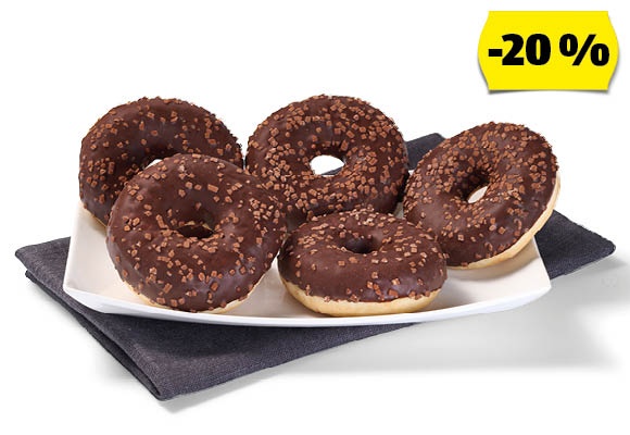 Tejcsokoládés fánk, 55 g/darab