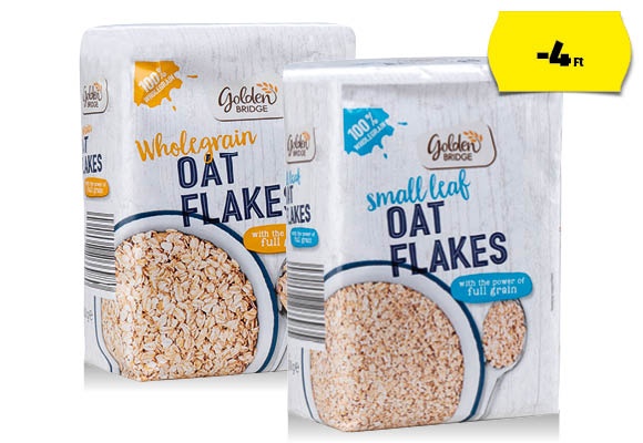 GOLDEN BRIDGE Zabpehely, 500 g/csomag