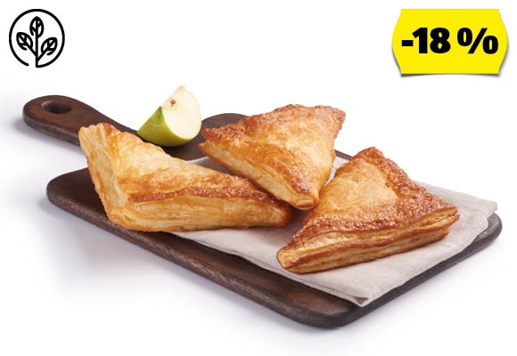 AZON MELEGÉBEN Vegán almás háromszög, 117 g/darab