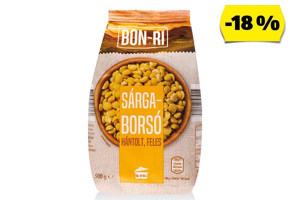 BON-RI Sárgaborsó, 500 g/csomag