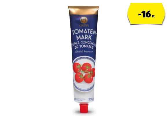 CUCINA Sűrített paradicsom, 200 g/tubus