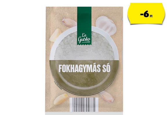 LE GUSTO Fokhagymás só, 30 g/csomag