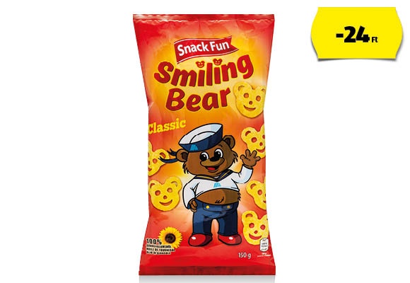SNACK FUN Smiling bear, 150 g/csomag