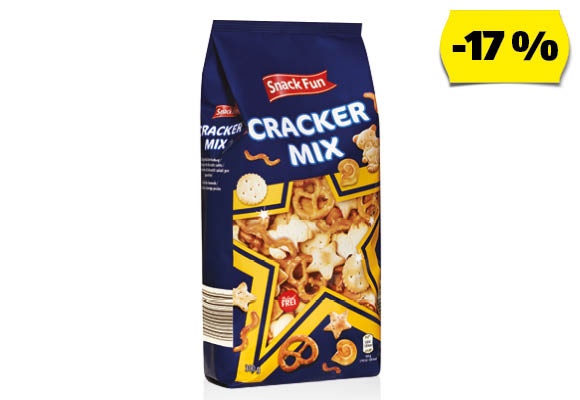 SNACK FUN Krékermix, 300 g/csomag