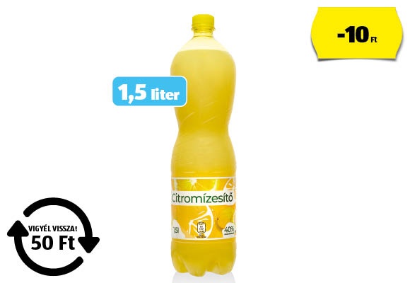 Citromízesítő, 1,5 l/palack