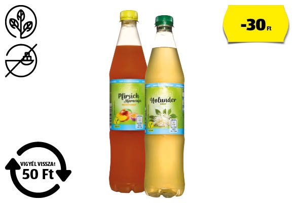 RIO D’ORO Szörp, 0,7 l/palack