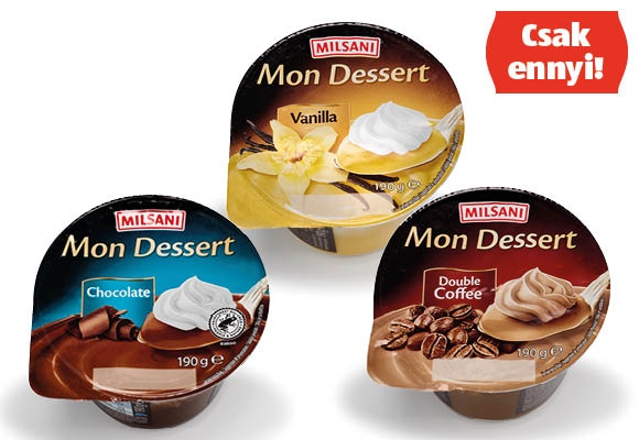 MILSANI Mon dessert, 190 g/tégely