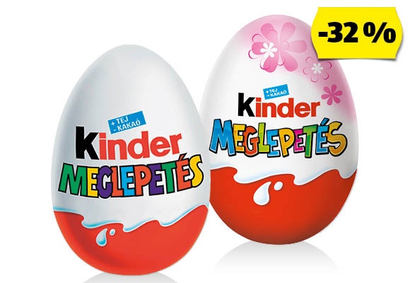 KINDER Meglepetéstojás, 20 g/darab