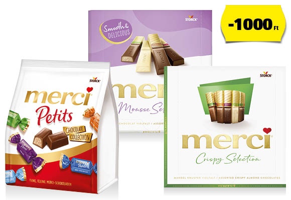 STORCK Merci Petits vagy Merci, 225 g, 200 g vagy 165 g/csomag