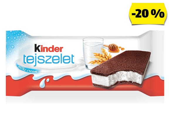 KINDER Tejszelet, 28 g/darab