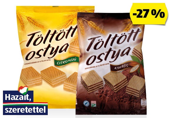 Töltött ostya, 200 g/csomag