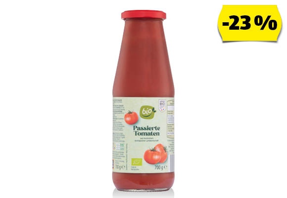 BIO Passzírozott paradicsom, 700 g/üveg