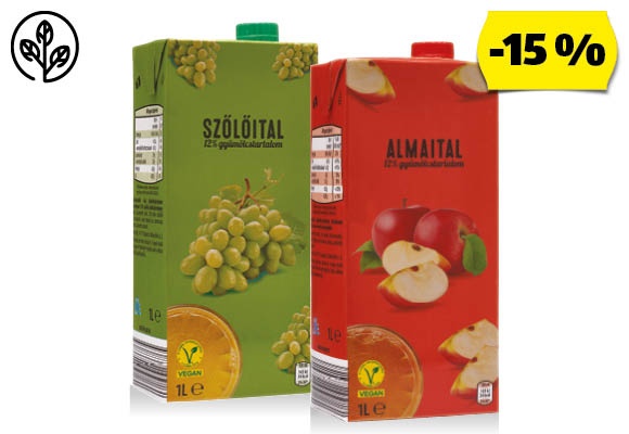 Gyümölcsital, 1 l/doboz