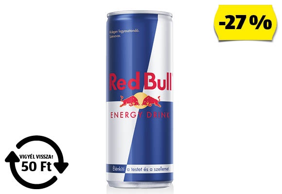 RED BULL Energiaital, 0,25 l/doboz