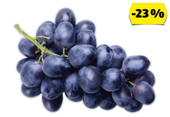 Mag nélküli piros vagy kék szőlő, 500 g/csomag