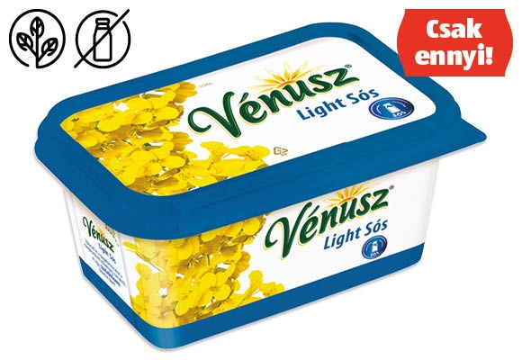 VÉNUSZ Light margarin, 450 g/doboz
