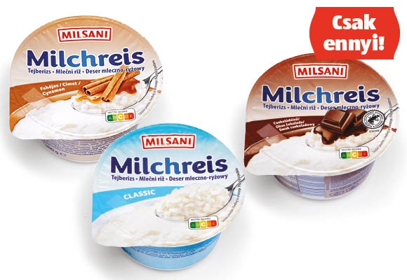 MILSANI Tejberizs, 200 g/tégely