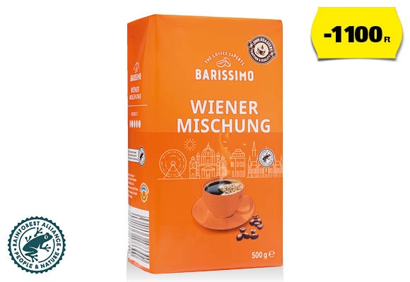 BARISSIMO Bécsi kávé, 500 g/csomag