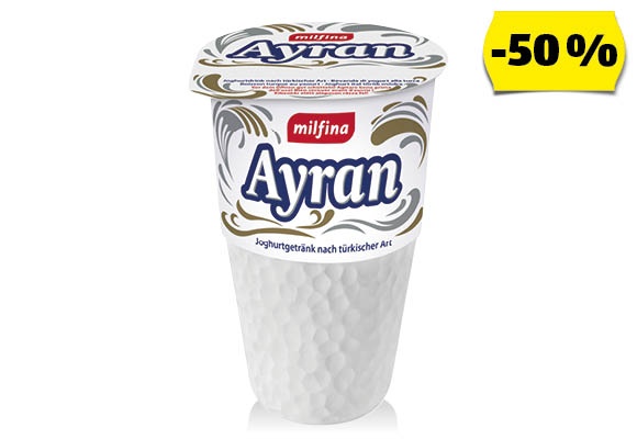 MILFINA Ayran, 250 ml/pohár