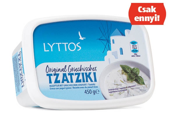 LYTTOS Tzatziki, 450 g/doboz