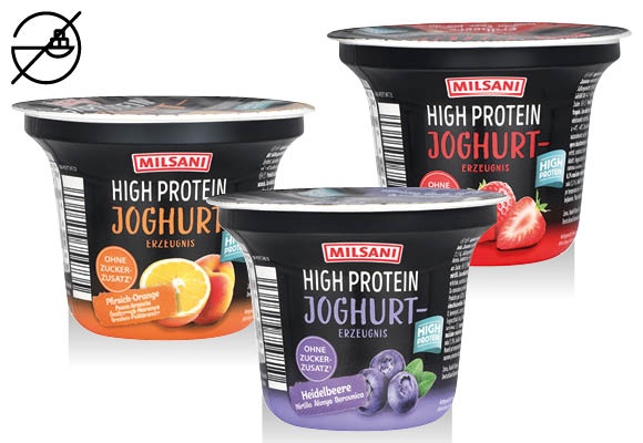 MILSANI High protein joghurt, 200 g/pohár