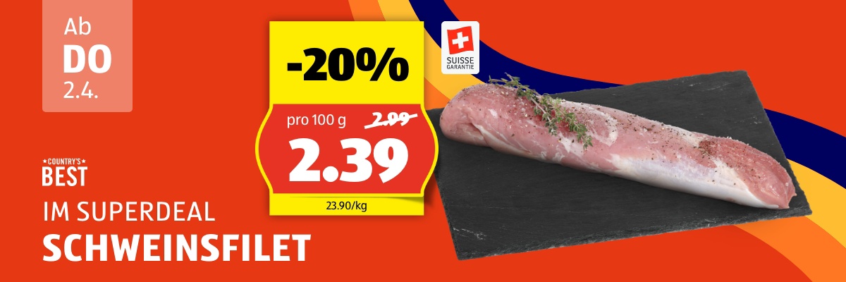 SuperDeal ab Donnerstag 2.4.