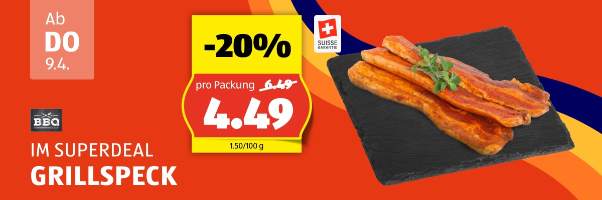SuperDeal ab Donnerstag 9.4.