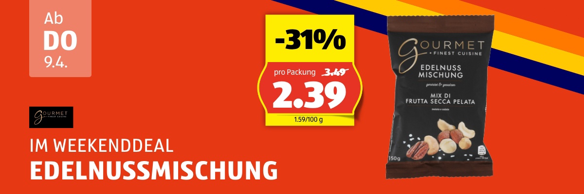 Weekend Deal ab Donnerstag 9.4.