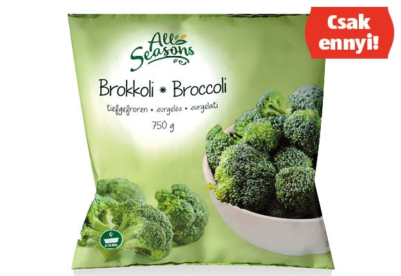 ALL SEASONS Brokkoli, 750 g/csomag